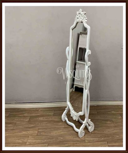 Espejo-revatible-tallado-luis-xv-Patinado-Los-vasquitos-antiguedades....