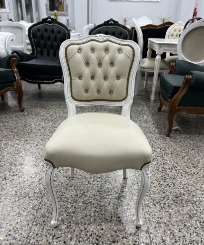 Silla Luis xv Antigua Beige